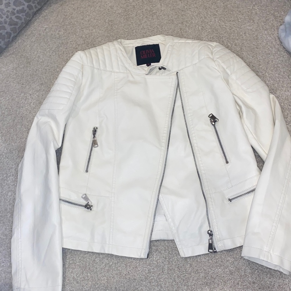 White Leather Jacket